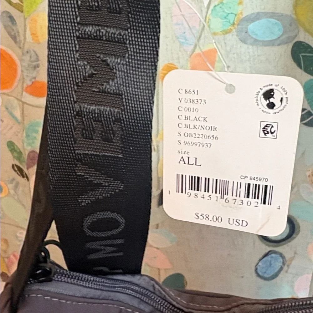 NWT FP Movement Nothing But Net Sling Bag brown black one size sporty new nwt